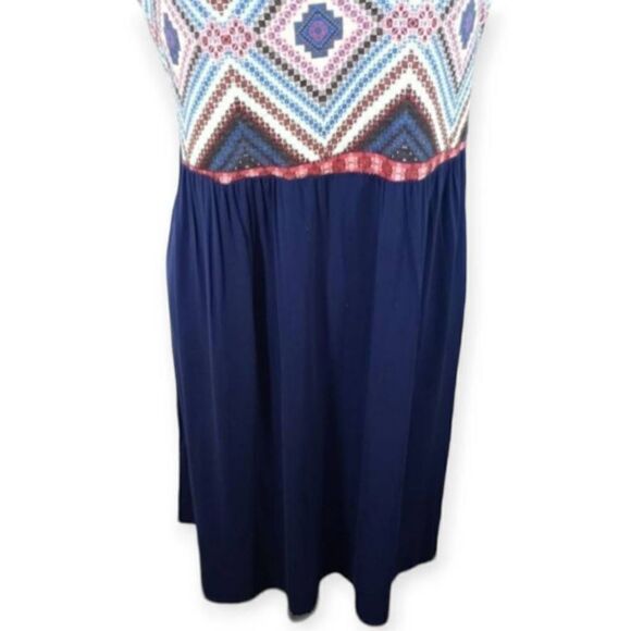 VANILLA BAY RED WHITE & BLUE DRESS SZ.L EUC. - Picture 3 of 6